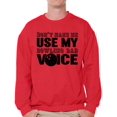 thumbnail image 1 of Awkward Styles Men's Don`t Make Me Use My Bowling Dad Voice Graphic Sweatshirt Tops Father's Day Gift, 1 of 4
