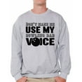 thumbnail image 1 of Awkward Styles Men's Don`t Make Me Use My Bowling Dad Voice Graphic Sweatshirt Tops Father's Day Gift, 1 of 4