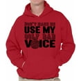 thumbnail image 1 of Awkward Styles Men's Don`t Make Me Use My Golf Dad Voice Golfing Graphic Hoodie Tops Father's Day Gift, 1 of 4