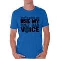 thumbnail image 1 of Awkward Styles Men's Don`t Make Me Use My Golf Dad Voice Golfing Graphic T-shirt Tops Father's Day Gift, 1 of 4