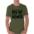 thumbnail image 1 of Awkward Styles Men's Don`t Make Me Use My Golf Dad Voice Golfing Graphic T-shirt Tops Father's Day Gift, 1 of 4