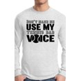thumbnail image 1 of Awkward Styles Men's Don`t Make Me Use My Tennis Dad Voice Graphic Long Sleeve T-shirt Tops Sport Dad Gift, 1 of 3