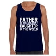 thumbnail image 1 of Awkward Styles Men's Father Of The Greatest Daughter In The World Graphic Tank Tops Proud Dad Gift, 1 of 4