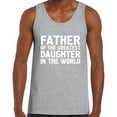 thumbnail image 1 of Awkward Styles Men's Father Of The Greatest Daughter In The World Graphic Tank Tops Proud Dad Gift, 1 of 4