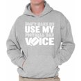 thumbnail image 1 of Awkward Styles Men's Football Dad Voice Cute Father`s Graphic Hoodie Tops Sport Dad Gift Father's Day, 1 of 4