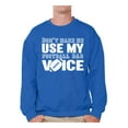 thumbnail image 1 of Awkward Styles Men's Football Dad Voice Cute Father`s Graphic Sweatshirt Tops Sport Dad Gift Father's Day, 1 of 4