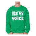 thumbnail image 1 of Awkward Styles Men's Football Dad Voice Cute Father`s Graphic Sweatshirt Tops Sport Dad Gift Father's Day, 1 of 4