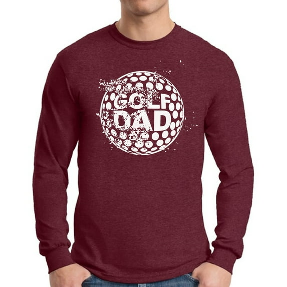 Awkward Styles Men's Golf Dad Graphic Long Sleeve T-shirt Tops Golfing Best Golfer Father`s Day Gift Sports Dad