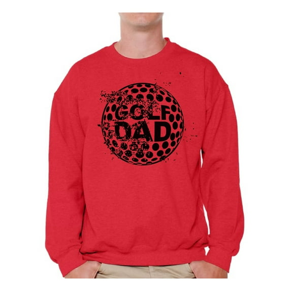 Awkward Styles Men's Golf Dad Graphic Sweatshirt Tops Black Golfing Sport Dad Golf Father's Day Gift