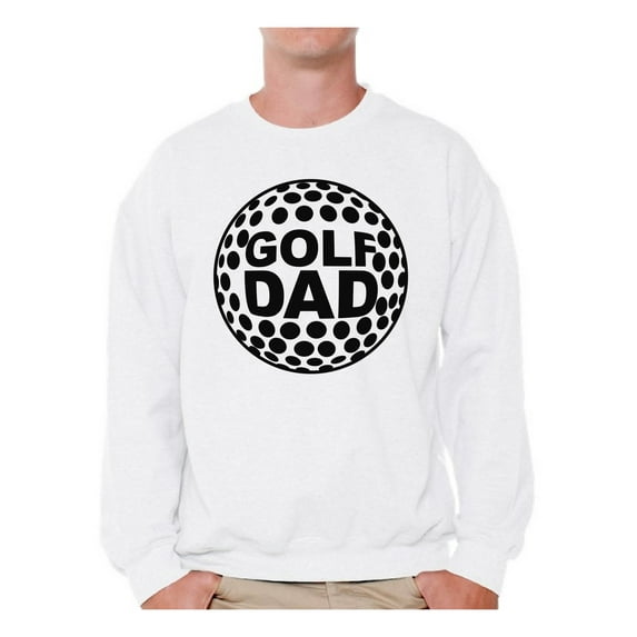 Awkward Styles Men's Golf Dad Graphic Sweatshirt Tops Black Sport Dad Father`s Day Gift Idea
