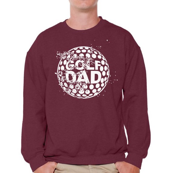 Awkward Styles Men's Golf Dad Graphic Sweatshirt Tops Golfing Best Golfer Father`s Day Gift Sports Dad