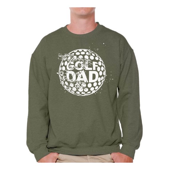 Awkward Styles Men's Golf Dad Graphic Sweatshirt Tops Golfing Best Golfer Father`s Day Gift Sports Dad