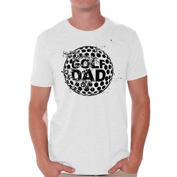 Awkward Styles Men's Golf Dad Graphic T-shirt Tops Black Golfing Sport Dad Golf Father's Day Gift