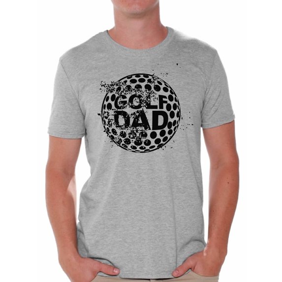 Awkward Styles Men's Golf Dad Graphic T-shirt Tops Black Golfing Sport Dad Golf Father's Day Gift