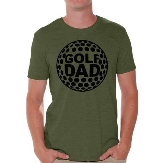 Awkward Styles Men's Golf Dad Graphic T-shirt Tops Black Sport Dad Father`s Day Gift Idea