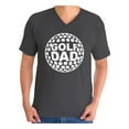 thumbnail image 1 of Awkward Styles Men's Golf Dad Graphic V-neck T-shirt Tops White Sport Dad Gift Golf Player Father`s Day Idea, 1 of 4