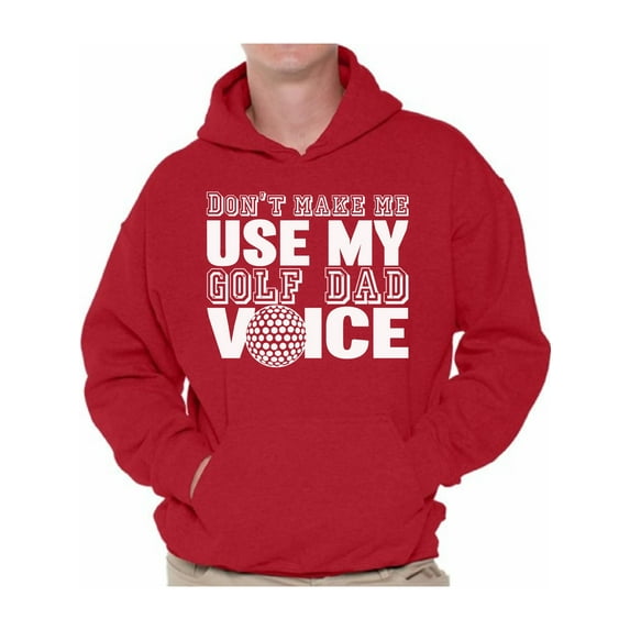 Awkward Styles Men's Golf Dad Voice Funny Graphic Hoodie Tops Father's Day Gift Best Golfer Gift