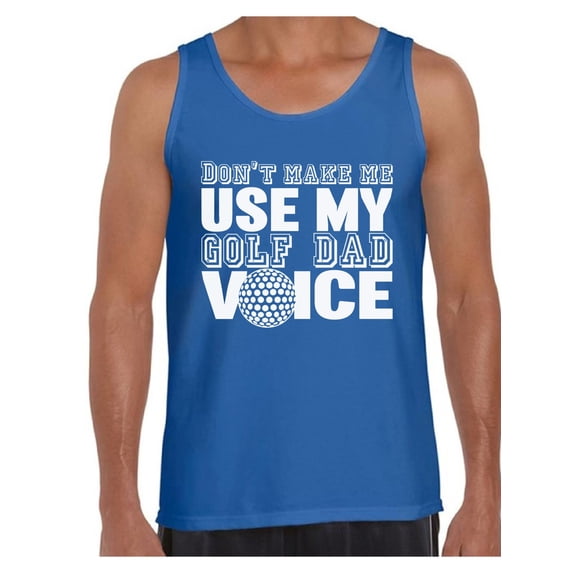 Awkward Styles Men's Golf Dad Voice Funny Graphic Tank Tops Father's Day Gift Best Golfer Gift
