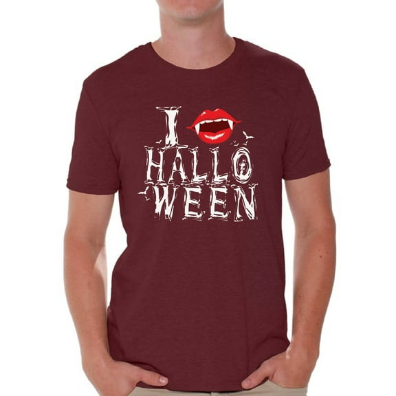 Awkward Styles Men's Halloween Graphic T-shirt Tops I Fangs Halloween Vampire Fangs