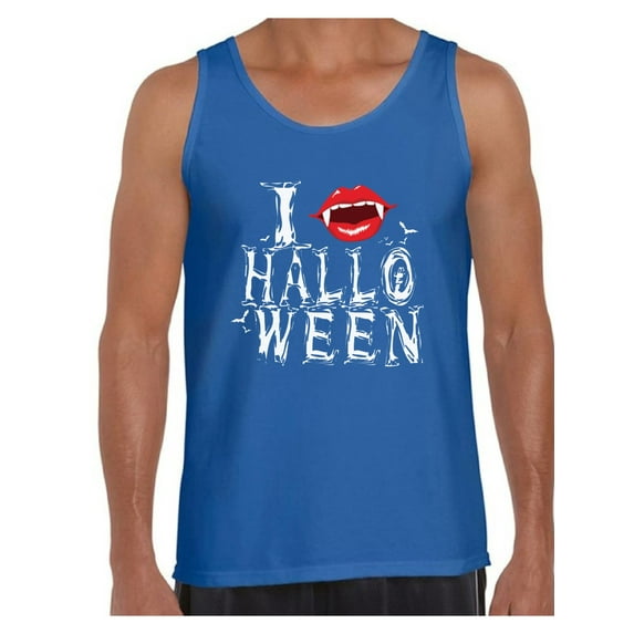 Awkward Styles Men's Halloween Graphic Tank Tops I Fangs Halloween Vampire Fangs