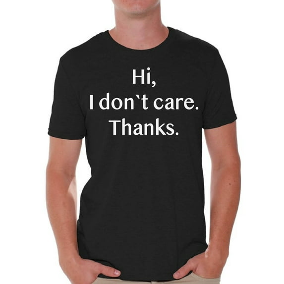 Awkward Styles Mens Graphic Shirts Men's Graphic T-shirts Men's Graphic Tees for Sarcastic Funny Humor I Don't Care Shirt Mens Novelty Shirts