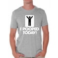 thumbnail image 1 of Awkward Styles Men's Humor Shirts Mens Humor Graphic Tees I Pooped Today Shirt Mens Novelty Sarcastic Funny T-shirts, 1 of 4