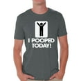 thumbnail image 1 of Awkward Styles Men's Humor Shirts Mens Humor Graphic Tees I Pooped Today Shirt Mens Novelty Sarcastic Funny T-shirts, 1 of 4