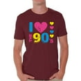 thumbnail image 1 of Awkward Styles Men's I Love the 90's T shirts Tops for 90s Fans 90s Costumes 90s Vintage T Shirt 90s Outfit for Him 90s Party Tee Shirt Retro 90s Accessories 90s Rock T Shirt Tops, 1 of 4