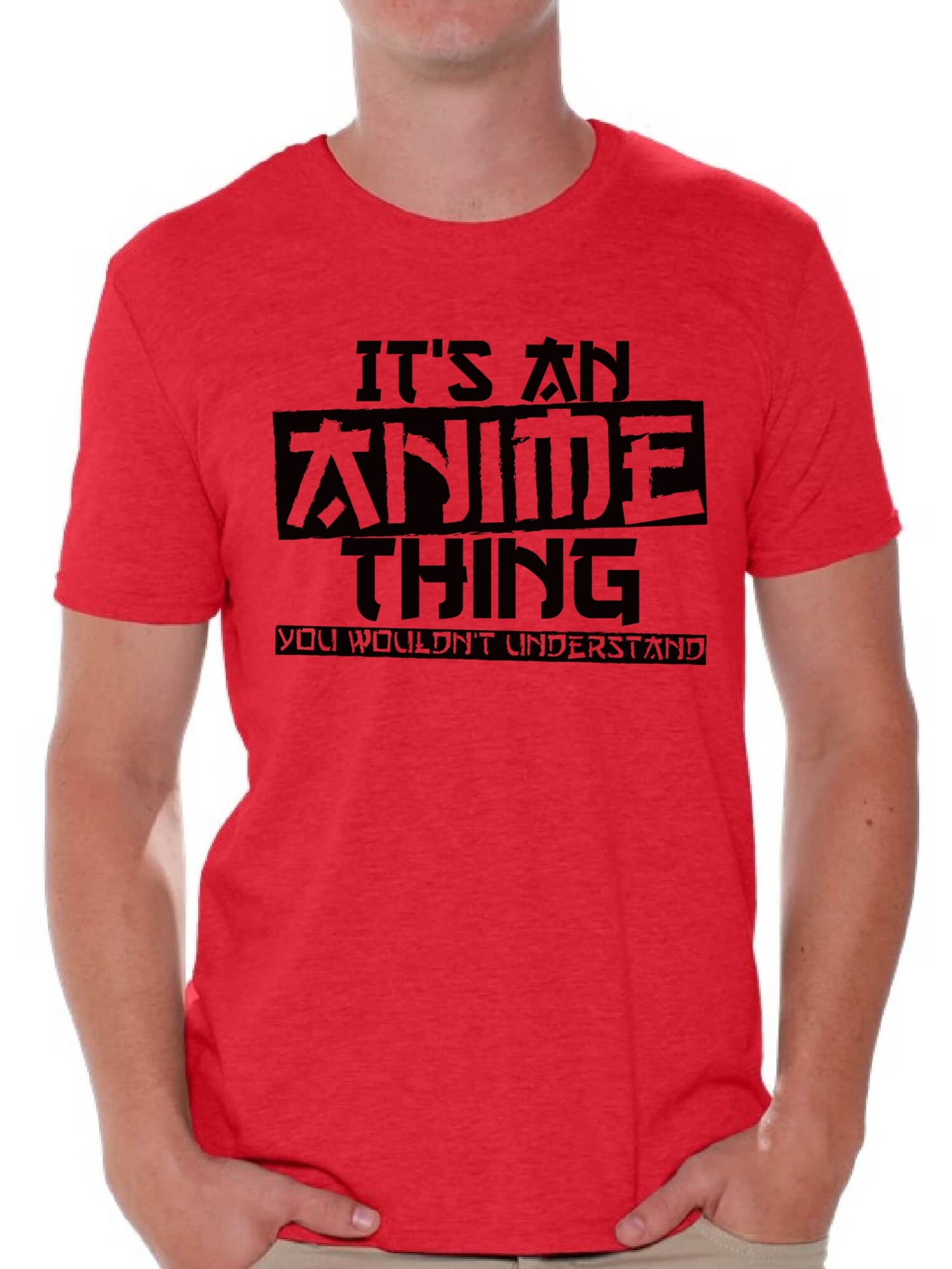 Awkward Styles Men's It's An Anime Thing You Wouldn't Understand Graphic T-shirt Tops - image 1 of 4