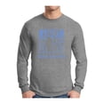 thumbnail image 1 of Awkward Styles Men's Light It Up Blue Support Graphic Long Sleeve T-shirt Tops for Autism Awareness, 1 of 4