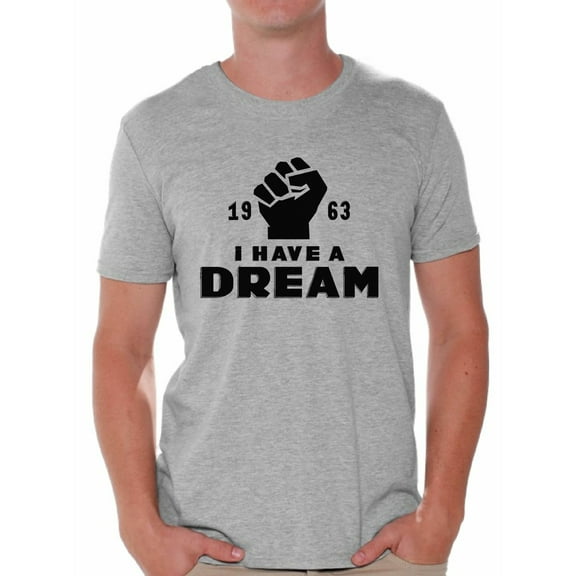 Awkward Styles Men's Martin Luther King Graphic T-shirt Tops I Have a Dream Shirt 1963