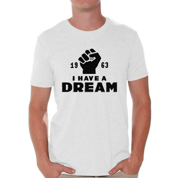 Awkward Styles Men's Martin Luther King Graphic T-shirt Tops I Have a Dream Shirt 1963