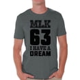 thumbnail image 1 of Awkward Styles Men's Martin Luther King Graphic T-shirt Tops I Have a Dream Shirt Black, 1 of 4
