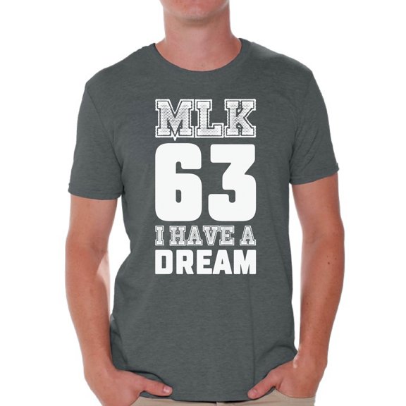 Awkward Styles Men's Martin Luther King Graphic T-shirt Tops I Have a Dream Shirt