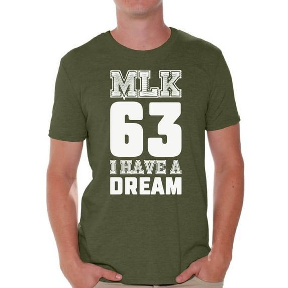 Awkward Styles Men's Martin Luther King Graphic T-shirt Tops I Have a Dream Shirt