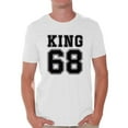 thumbnail image 1 of Awkward Styles Men's Martin Luther King Graphic T-shirt Tops King 1968 Shirt, 1 of 4