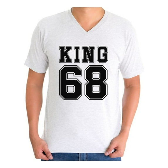 Awkward Styles Men's Martin Luther King Graphic V-neck T-shirt Tops King 1968 Shirt