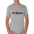thumbnail image 1 of Awkward Styles Men's No Excuses Hashtag Graphic T-shirt Tops Fitness Gym Workout Motivation, 1 of 4