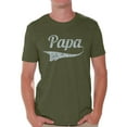 thumbnail image 1 of Awkward Styles Men's Papa Graphic T-shirt Tops Vintage Father`s Day Gift Best Dad Ever Papa Gift, 1 of 4