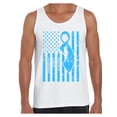 thumbnail image 1 of Awkward Styles Men's Prostate Cancer Awareness Graphic Tank Tops Light Blue Ribbon, 1 of 4