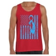 thumbnail image 1 of Awkward Styles Men's Prostate Cancer Awareness Graphic Tank Tops Light Blue Ribbon, 1 of 4