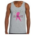 thumbnail image 1 of Awkward Styles Men's Save A Rack Graphic Tank Tops Pink Ribbon Breast Cancer Awareness, 1 of 4