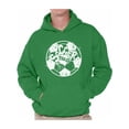thumbnail image 1 of Awkward Styles Men's Soccer Dad Ball Graphic Hoodie Tops White Vintage Father`s Day Best Soccer Player, 1 of 4