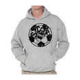 thumbnail image 1 of Awkward Styles Men's Soccer Dad Sporty Graphic Hoodie Tops Vintage Black Daddy Father`s Day Gift Idea, 1 of 4