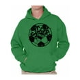 thumbnail image 1 of Awkward Styles Men's Soccer Dad Sporty Graphic Hoodie Tops Vintage Black Daddy Father`s Day Gift Idea, 1 of 4