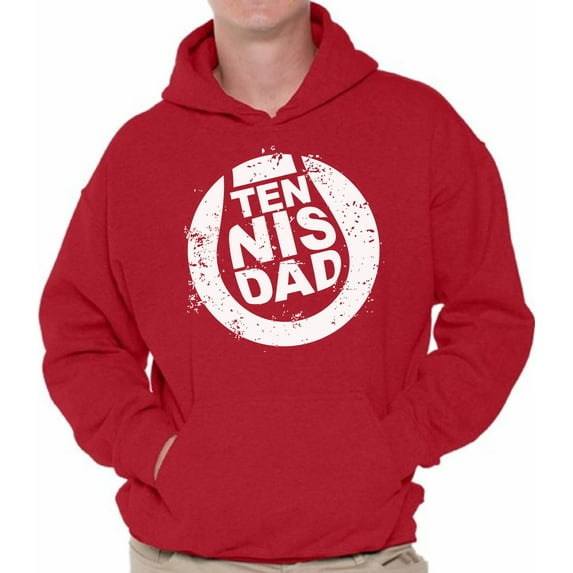 Awkward Styles Men's Tennis Dad Graphic Hoodie Tops Vintage Tennis Player Sport Dad Father`s Day Gift