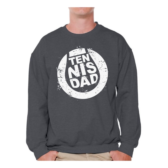Awkward Styles Men's Tennis Dad Graphic Sweatshirt Tops Vintage Tennis Player Sport Dad Father`s Day Gift
