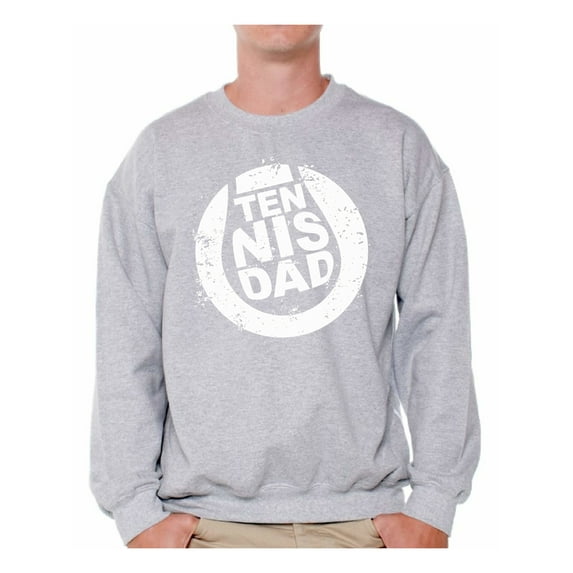 Awkward Styles Men's Tennis Dad Graphic Sweatshirt Tops Vintage Tennis Player Sport Dad Father`s Day Gift