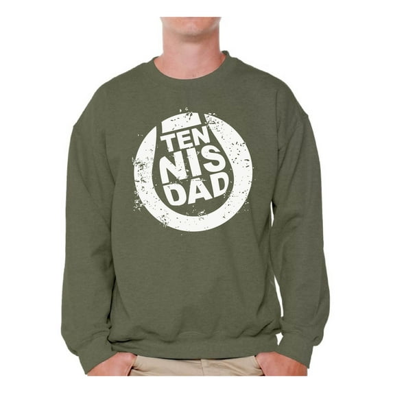 Awkward Styles Men's Tennis Dad Graphic Sweatshirt Tops Vintage Tennis Player Sport Dad Father`s Day Gift