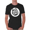 thumbnail image 1 of Awkward Styles Men's Tennis Dad Graphic T-shirt Tops Father`s Day Gift Daddy Tennis Player Gift, 1 of 4